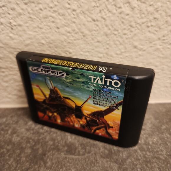 Game - Space Invaders '91 (CIB) - Genesis - Sega - Taito - Picture 6 of 8
